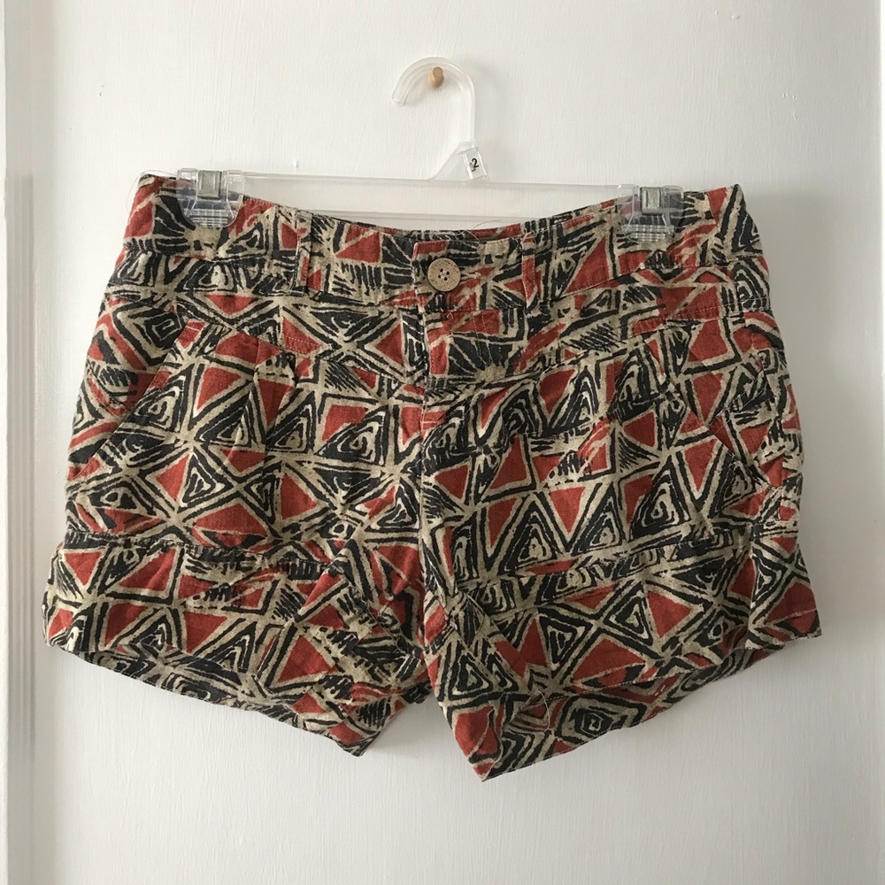 Forever 21 Tribal Print Shorts